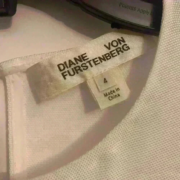 DVF Diane Von Fürstenberg Short-Sleeve Ruffle-Front Blouse, women’s size 4 - Picture 5 of 7